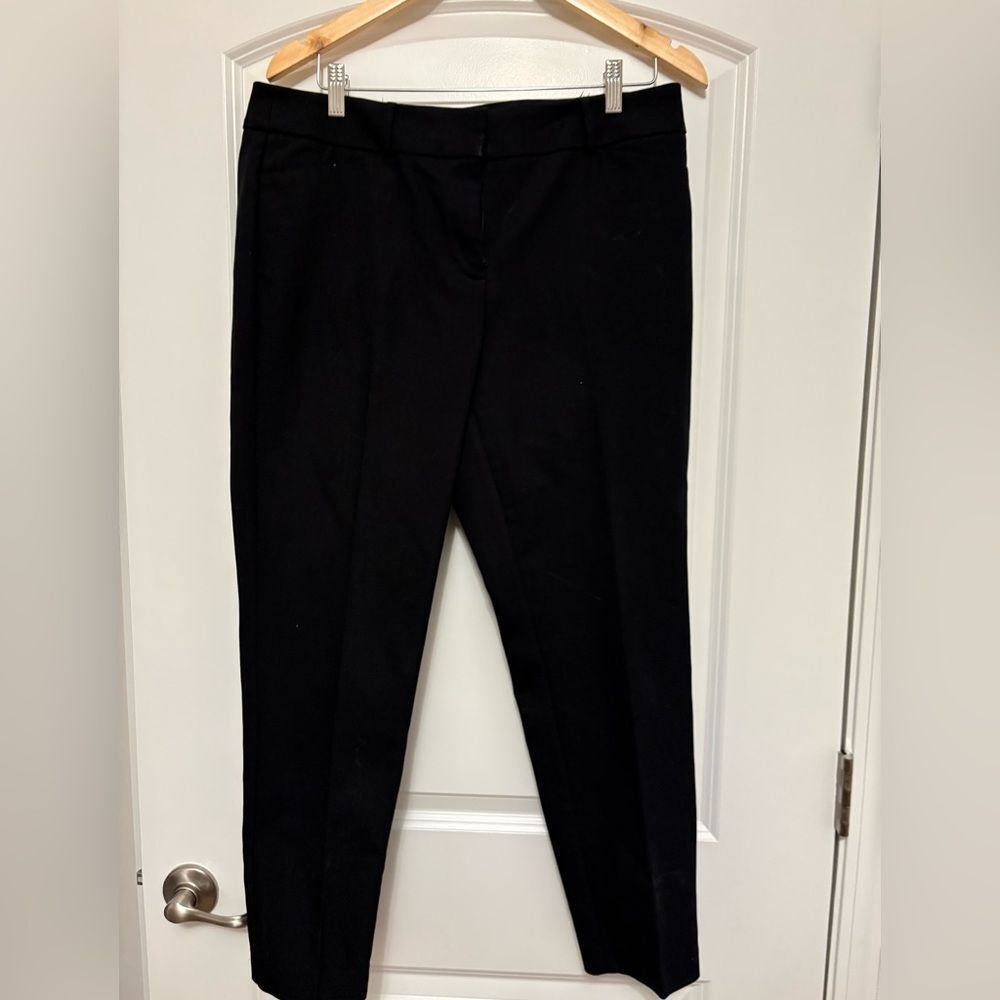 LOFT Classic Black Straight Leg Pants